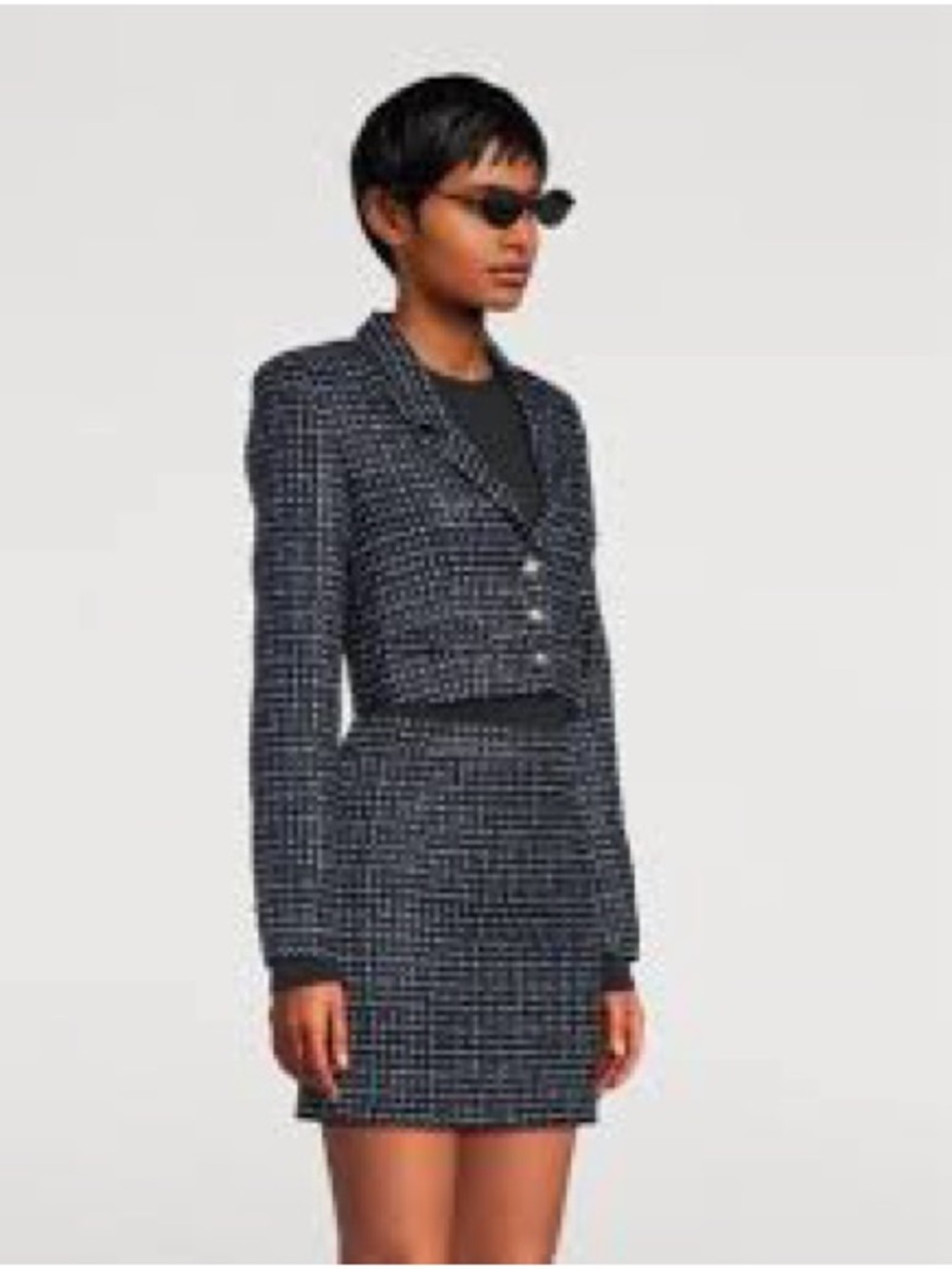 BNWT $280 CALVIN KLEIN tweed blazer and skirt set!